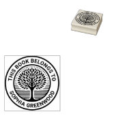 Ex Libris - Boom 03 Rubberstempel (Gestempeld)