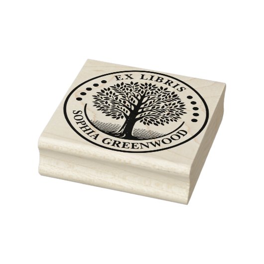 Ex Libris - Boom Rubberstempel (Stempel)