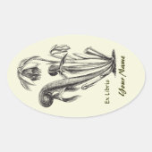 Ex Libris  Botanische Stickers (Voorkant)