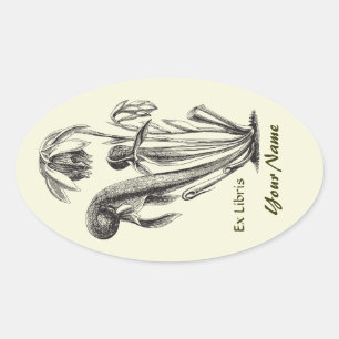 Ex Libris Botanische Stickers