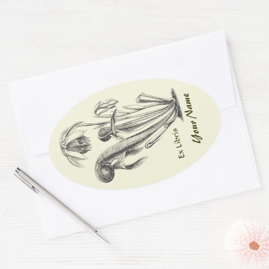 Ex Libris  Botanische Stickers (Envelop)