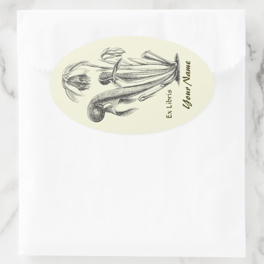 Ex Libris  Botanische Stickers (Tas)