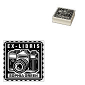 Ex Libris - camera Rubberstempel (Gestempeld)
