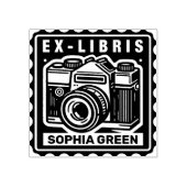 Ex Libris - camera Rubberstempel (Afrduk)