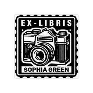 Ex Libris -  camera Rubberstempel