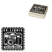 Ex Libris - camera Rubberstempel (Gestempeld)
