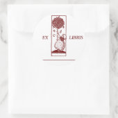 EX LIBRIS Child & Alphabet Tree Bookplate Sticker (Tas)