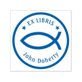 Ex Libris Christelijke vis |  Zelfinktende Stempel (Design)