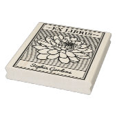 Ex Libris - Chrysanthemum Rubberstempel (Stempel)