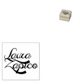 Ex Libris Con tu Nombre personalizado Rubberstempel (Gestempeld)