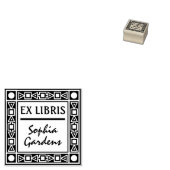 Ex Libris Decoratief Rubberstempel (Gestempeld)
