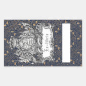 Ex-Libris Dragon Bookplate Rechthoekige Sticker (Voorkant)