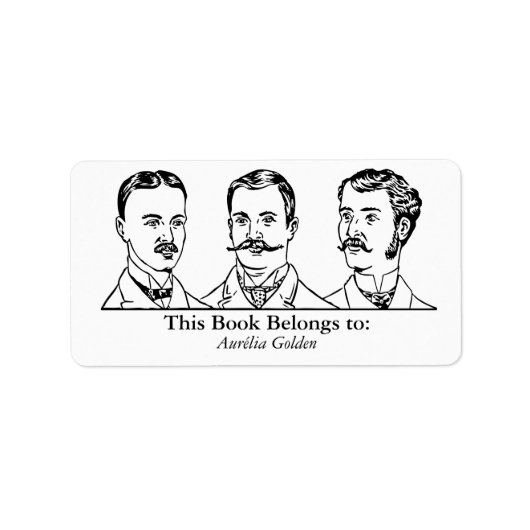 Ex Libris - Drie Man v1 Etiket (Voorkant)