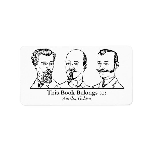 Ex Libris - Drie Man v2 Etiket (Voorkant)