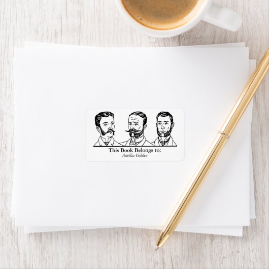 Ex Libris - Drie Man v3 Etiket (Insitu)