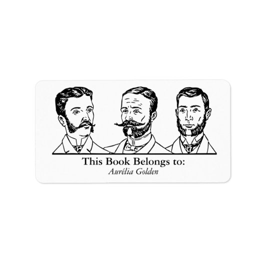 Ex Libris - Drie Man v3 Etiket (Voorkant)