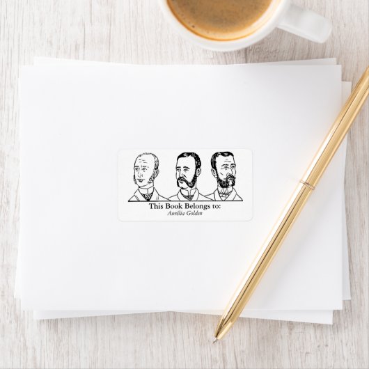 Ex Libris - Drie Man v4 Etiket (Insitu)