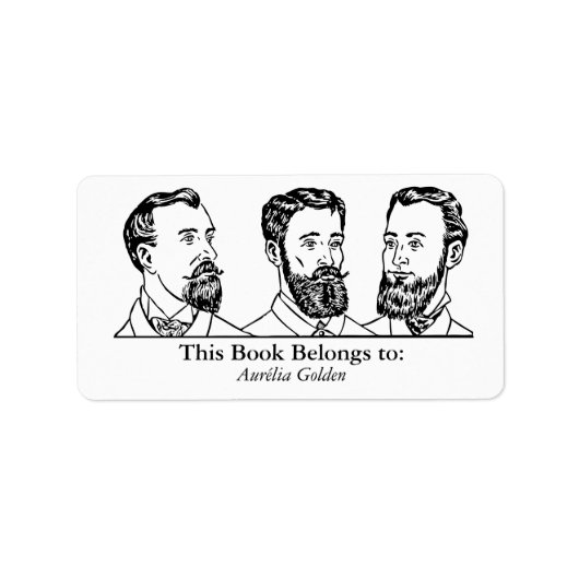 Ex Libris - Drie Mannen v6 Etiket (Voorkant)