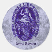Ex Libris Dutch Blue Sticker (Voorkant)