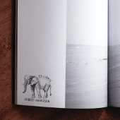 Ex Libris, Elephant Book Rubberstempel