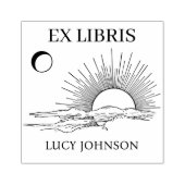 EX libris exlibris Book bibliotheekboekenboekkente Rubberstempel (Afrduk)