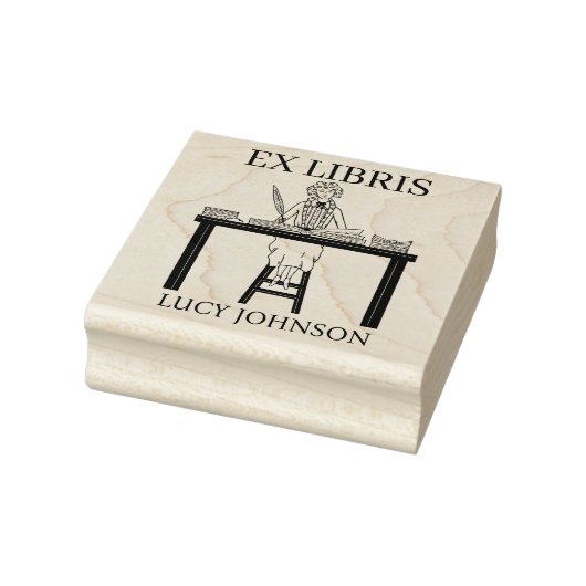 EX libris exlibris Book Book Book bookplate biblio Rubberstempel (Stempel)