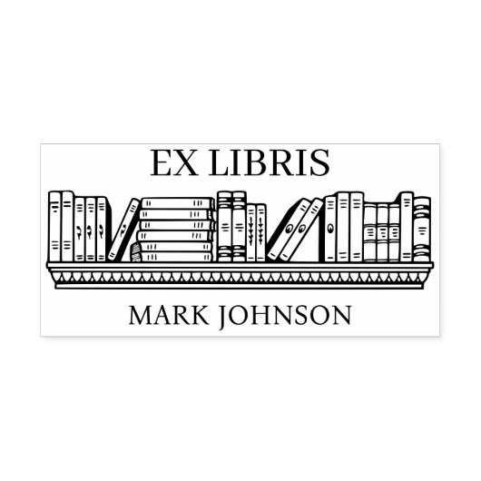 EX libris exlibris Book Book Book bookplate biblio Rubberstempel (Afrduk)