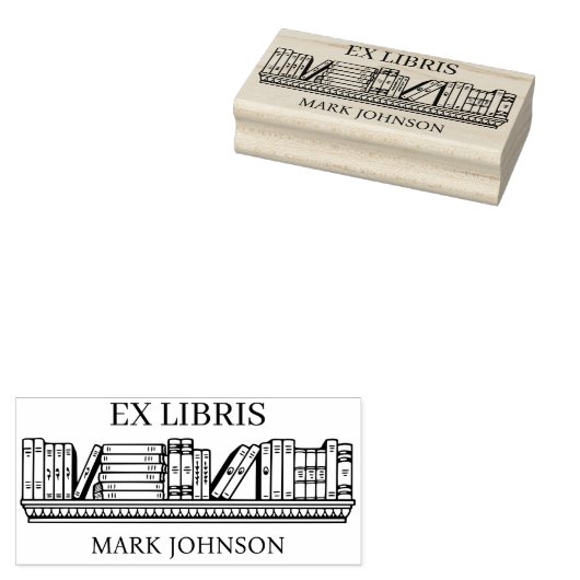 EX libris exlibris Book Book Book bookplate biblio Rubberstempel (Gestempeld)