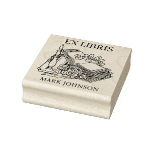 EX libris exlibris Book Book Book bookplate biblio Rubberstempel