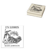 EX libris exlibris Book Book Book bookplate biblio Rubberstempel (Gestempeld)