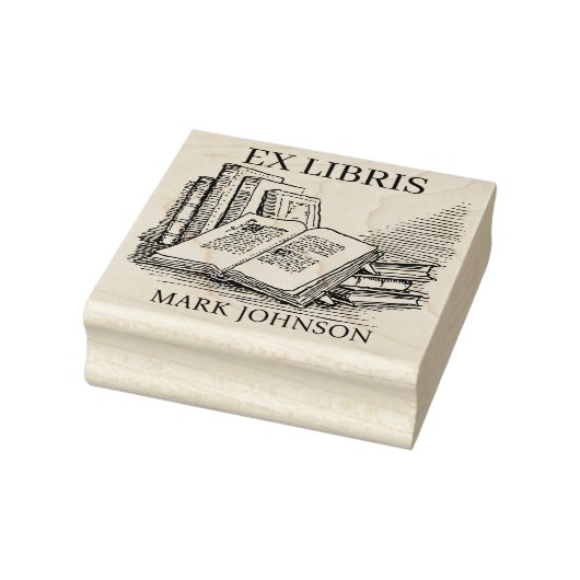 EX libris exlibris Book Book Book bookplate biblio Rubberstempel (Stempel)