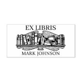 EX libris exlibris Book Book Book bookplate biblio Rubberstempel (Afrduk)