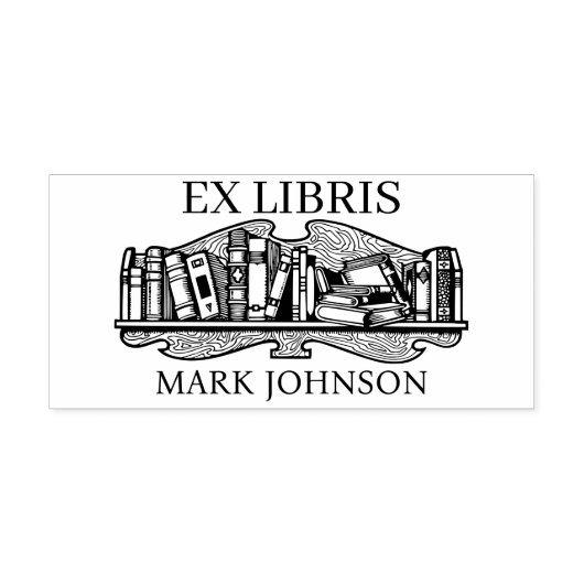 EX libris exlibris Book Book Book bookplate biblio Rubberstempel (Afrduk)