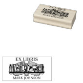 EX libris exlibris Book Book Book bookplate biblio Rubberstempel (Gestempeld)