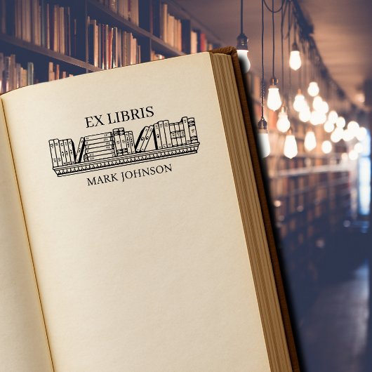 EX libris exlibris Book Book Book bookplate biblio Rubberstempel
