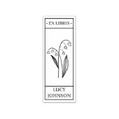 EX libris exlibris Book Book bookplate bluebell Rubberstempel (Afrduk)