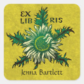 Ex Libris Floral Sticker (Voorkant)