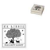 Ex Libris, Forest Fox Book Rubberstempel (Gestempeld)