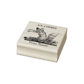 Ex libris, Fox Boek Stamp Rubberstempel (Stempel)