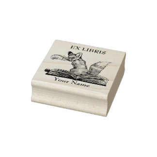 Ex libris, Fox Boek Stamp Rubberstempel
