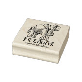 Ex Libris - Indische Olifant Rubberstempel (Stempel)