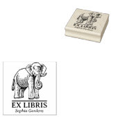 Ex Libris - Indische Olifant Rubberstempel (Gestempeld)