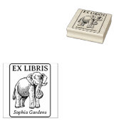 Ex Libris - Indische olifant Rubberstempel (Gestempeld)