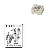 Ex Libris - Indische olifant Rubberstempel (Gestempeld)