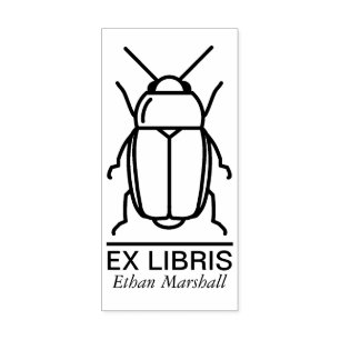 Ex Libris - Kever/Bug v1 Rubberstempel