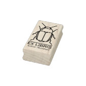 Ex Libris - Kever/Bug v1 Rubberstempel (Stempel)