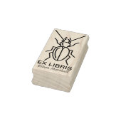Ex Libris - Kever/Bug v2 Rubberstempel (Stempel)