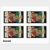  Ex Libris Knight & Dragon Label Sjabloon (Vel)