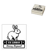Ex Libris - Konijn Rubberstempel (Gestempeld)