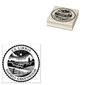 Ex Libris - Landelijk landschap 03 Rubberstempel (Gestempeld)